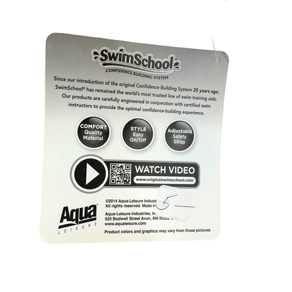 Swim Training Vest Life Jacket SwimSchool Blue Size 33-55 Lbs 22 “ NWT - Picture 5 of 12